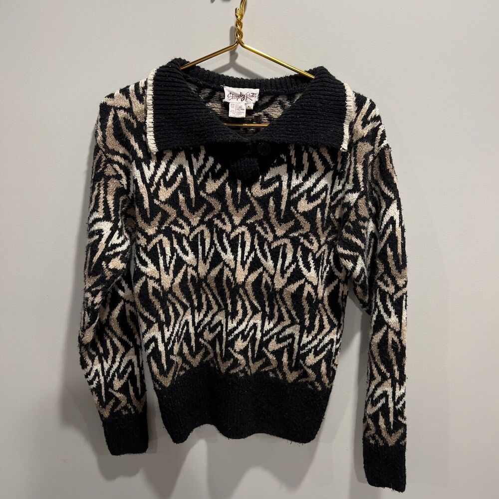 Vintage Shapely Knits Sleeveless Knit Sweater Womens (Size M)